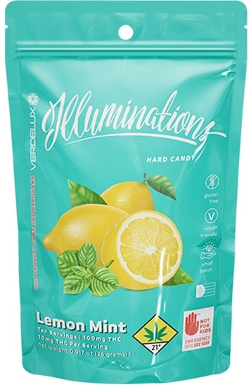 Verdelux Illuminations Hard Candies Cannabis Edibles RSO Infused