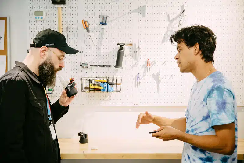 Puffco Founder Robert Volodarsky Testing a Peak Pro