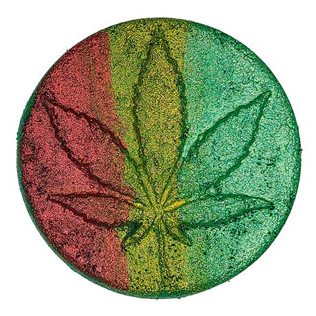 Rasta CBD Glitter Bath Bomb From Bath By Bex