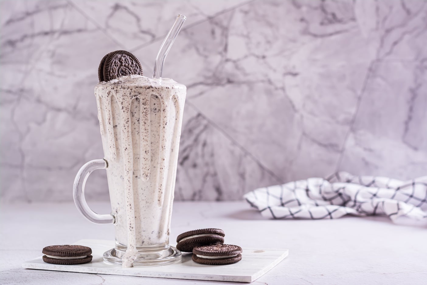Cookies and cream milkshake