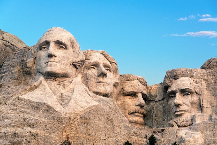 Mount Rushmore president faces to represent Presidential Kush strain