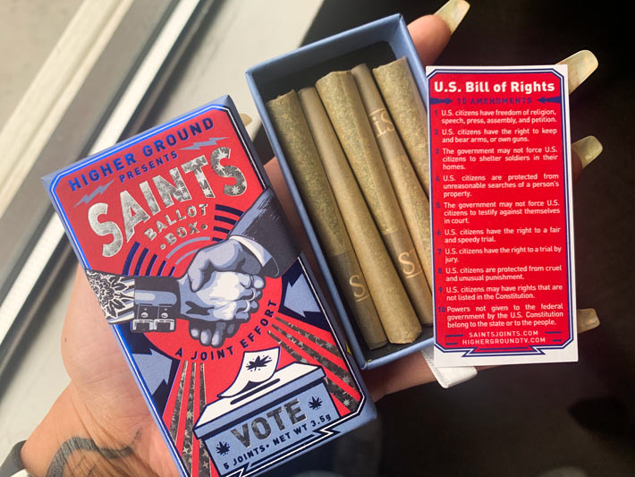 Saints Joints Ballot Box Special Bill of Rights